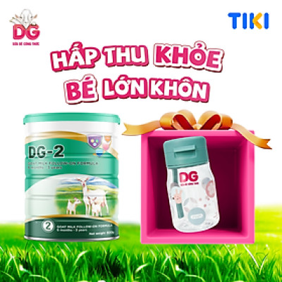 [Tặng Bình Nước] Sữa Dê Công Thức DG-2 800g (HSD: 7/2026)