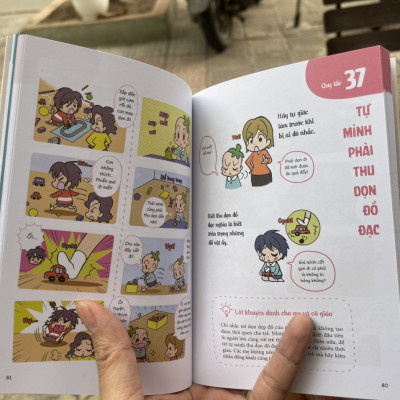 CÙNG CON RÈN NẾP SINH HOẠT – 45 QUY TẮC DÀNH CHO TRẺ EM MẪU GIÁO - Hiroyuki Yokoyama & Hoạ sĩ Miru Akeno – Phạm Thu Hương  dịch -Thái Hà – NXB Công thương