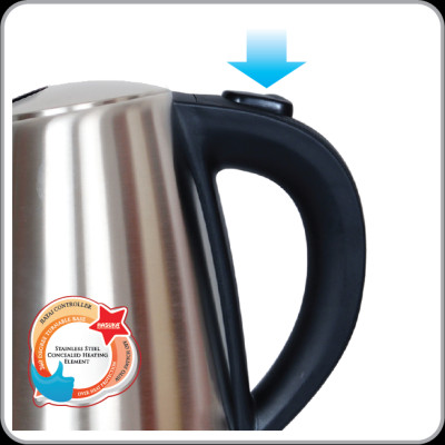 Ấm siêu tốc HASUKA HSK-177 dung tích 1.7L, công suất 1850W đun nhanh, chế độ ngắt tự động tiết kiệm điện tối đa - HÀNG CHÍNH HÃNG