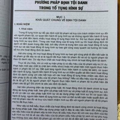 Sách Phương Pháp Định Tội Danh Với 538 Tội Phạm Quy Định Trong Bộ Luật Hình Sự 2015, Được Sửa Đổi, Bổ Sung 2017 (Tái Bản Có Bổ Sung)