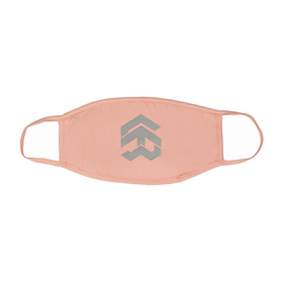 5THEWAY /solid/ Big Logo Mask in PEACH BUD aka Khẩu Trang Hồng Nhạt
