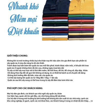 Tủ Máy Sấy Quần Áo BAKA BK-01 (1500W) - Màu Ngẫu Nhiên - Hàng Chính Hãng