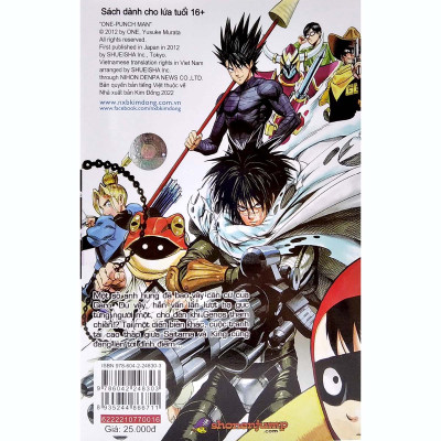One-Punch Man Tập 16: Toàn Lực (Tái Bản 2022)