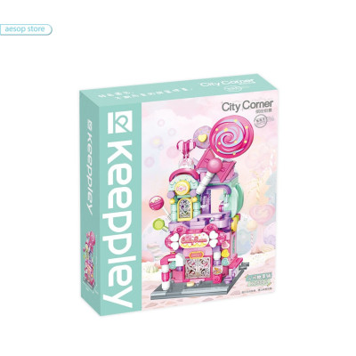 Đồ chơi lắp ráp Mô hình Cửa hàng Kẹo ngọt Qman K28012