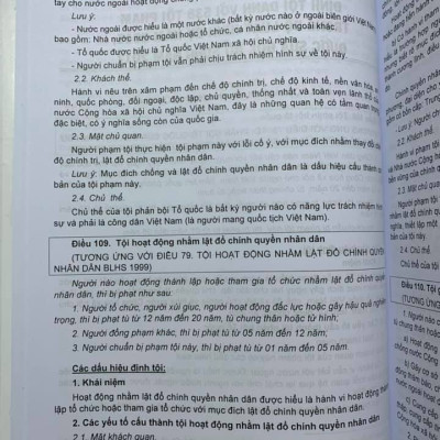 Sách Phương Pháp Định Tội Danh Với 538 Tội Phạm Quy Định Trong Bộ Luật Hình Sự 2015, Được Sửa Đổi, Bổ Sung 2017 (Tái Bản Có Bổ Sung)