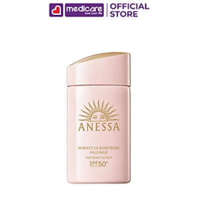 Sữa Chống Nắng ANESSA Perfect UV Da Nhạy Cảm Và Trẻ Em SPF50+ 60ml