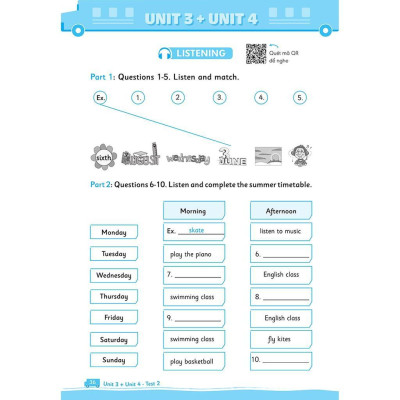 Sách - Big 4 Bộ Đề Tự Kiểm Tra 4 Kỹ Năng Nghe - Nói - Đọc - Viết Cơ Bản Và Nâng Cao Tiếng Anh Lớp 4 - Tập 1 - Megabook