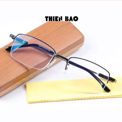 Kính lão thị, viễn thị trung niên NAM NỮ càng titan dẻo KVM367Đ hàng đẹp loại I tròng Nhật bản cao cấp sáng rõ