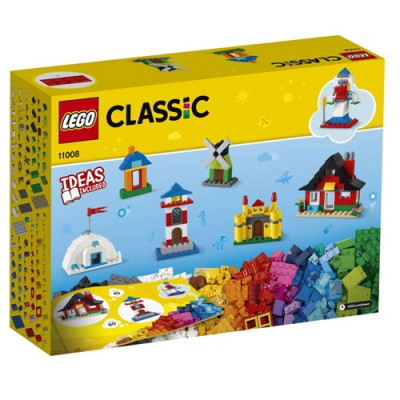 Mô Hình Lắp Ráp Lego Classic Gạch Sáng Tạo Nhà Cửa 11008 (270 chi tiết)