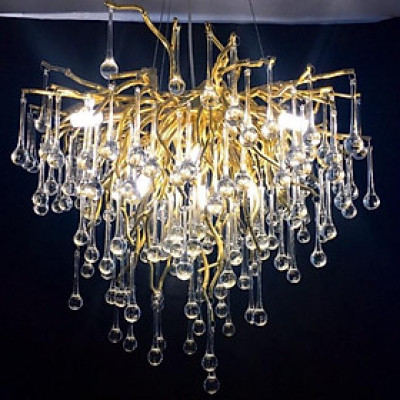 Đèn thả tô điểm phòng khách,đèn thả giọt nước DT