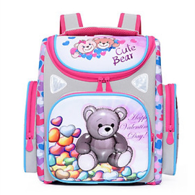 Ba lô học sinh tiểu học, ba lô học sinh vỏ cứng PC phong cách mới  - BEE GEE HS1304