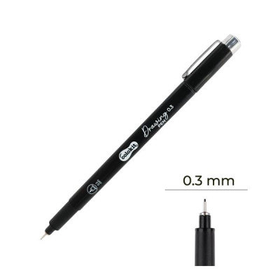 Bút Kim Kỹ Thuật 0.3 mm - Drawing Pen - Colorkit DW-C002 - Mực Đen