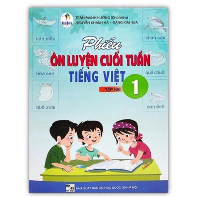 Sách - Combo phiếu ôn luyện cuối tuần tiếng việt lớp 1 (T1 + T2) (cánh diều)