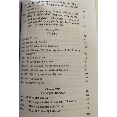  Bộ Luật Dân Sự (Hiện Hành)