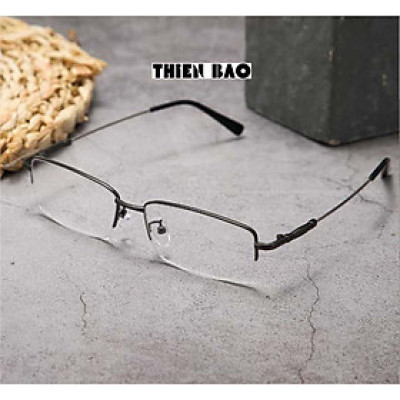 Kính lão thị, kính viễn thị Nam nữ KVM367 hàng đẹp xẻ cước chống as xanh Gọng TITANIUM càng dẻo chuẩn độ loại I