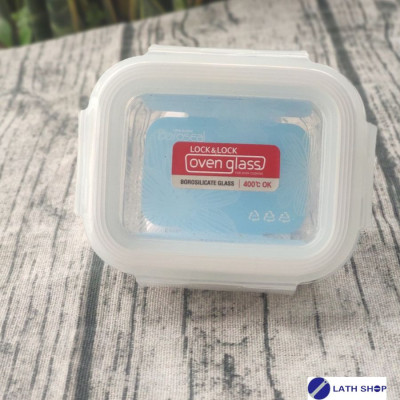 Hộp Bảo Quản Thủy Tinh Hình Vuông Lock&Lock A.F.C LLG413 (160ml)