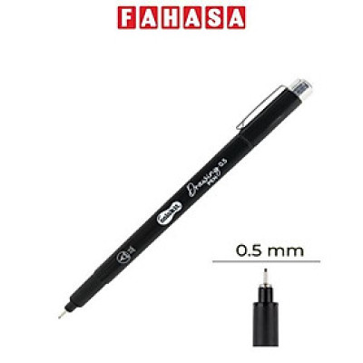 Bút Kim Kỹ Thuật 0.5 mm - Drawing Pen - Colorkit DW-C004 - Mực Đen