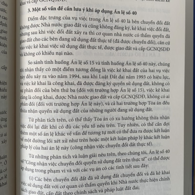 Án lệ Việt Nam - Phân tích và luận giải, tập 1 từ án lệ 01 đến án lệ 43 (tái bản lần thứ hai)