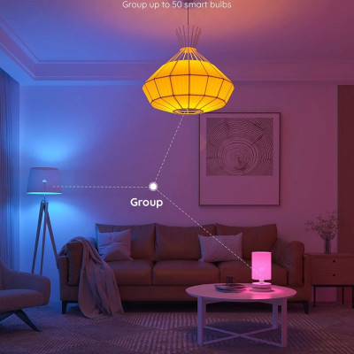 Bóng led đổi màu Govee Wi-Fi LED H6003 | Điều khiển thông minh qua App, 16 triệu màu và 10 hiệu ứng, Nhấp nháy theo nhạc