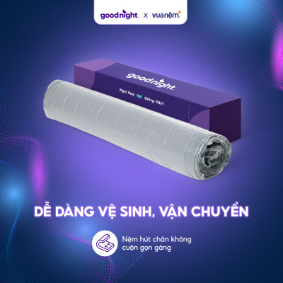 Nệm Foam Goodnight Active Hybrid thoáng mát, êm ái