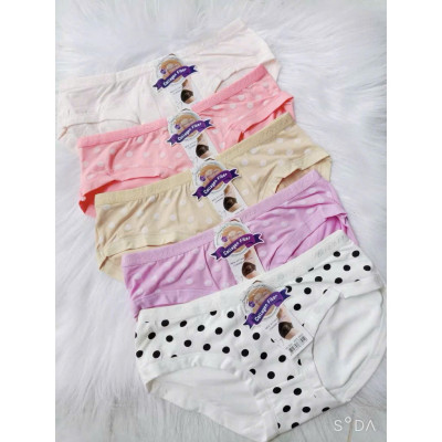 Quần Lót Nữ Cotton Màu Ngẫu Nhiên Chấm Bi Co Giãn Giá Rẻ