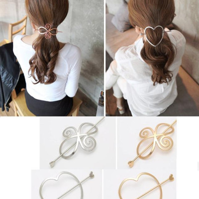 Kẹp tóc lượn sóng KAH55 bản to thời trang