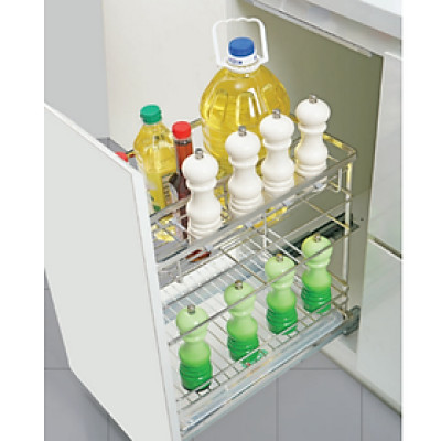 Kệ Đựng Gia Vị  Inox Nan Vuông Grob - Hàng Chính Hãng