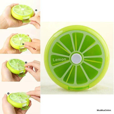 Hộp Chia Thuoc 7 Ngày Hình Quả Cam