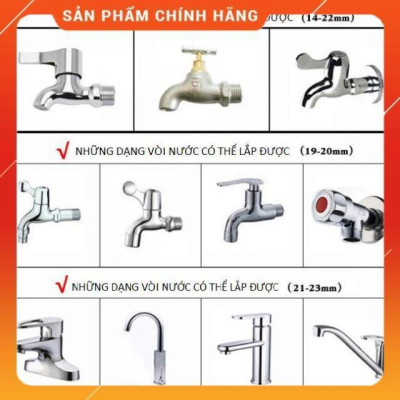 Bộ dây vòi xịt nước ️ , tăng áp 3 lần, loại 3m, 5m 206622-5 cút sập,nối nhựa vàng+ móc khoá