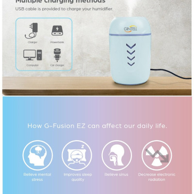 |GIÁ SỐC| Máy Phun Sương 3 trong 1 Tích Hợp Quạt Mini - G-Fusion EZ