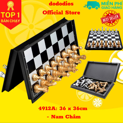Cờ vua nam châm cao cấp dododios 36x36cm - Hàng chính hãng