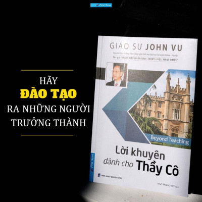 Sách Lời khuyên dành cho Thầy Cô FirstNews