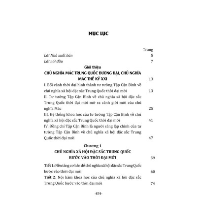 Một số vấn đề cơ bản của tư tưởng Tập Cận Bình về chủ nghĩa xã hội đặc sắc Trung Quốc thời đại mới - bản in 2024