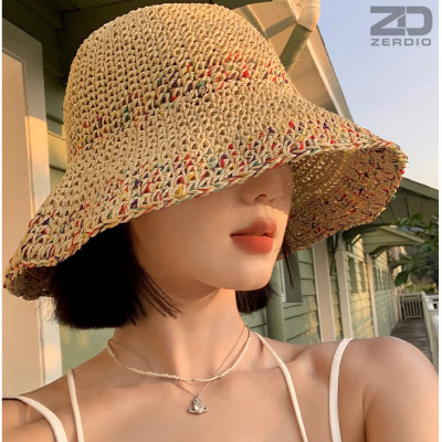 Mũ Cói Nữ, Nón Đi Biển Thoáng Khí MCNDB01 Phong Cách Hàn Quốc