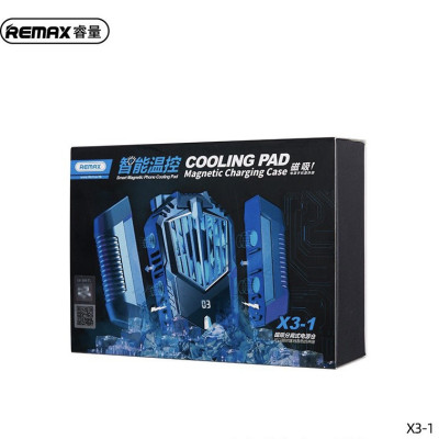 Quạt tản nhiệt cho điện thoại Remax X3-1 chạy 2 Pin 500mAh - Sò lạnh siêu mát - Cực phẩm cho Game thủ - Hàng Chính Hãng