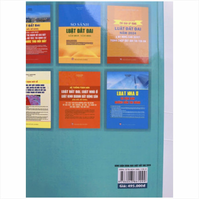 Sách Bình Luận Khoa Học Luật Đất Đai 2024 – TS. Bùi Đức Hiển – TS. Trần Văn Biên (V2484D)