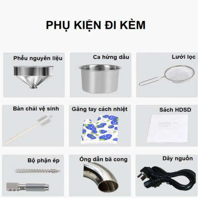 Máy ép dầu ăn thực vật thế hệ mới thương hiệu Mỹ Septree K39 - Công suất 1350W - Hàng chính hãng (Bảo Hành 1 Năm)