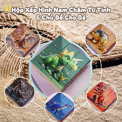 Khối RUBIK xoay lắp ghép cho bé - Đồ chơi thông minh RUBIK loại tốt hàng đẹp