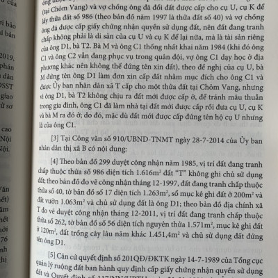 Án lệ Việt Nam - Phân tích và luận giải, tập 1 từ án lệ 01 đến án lệ 43 (tái bản lần thứ hai)