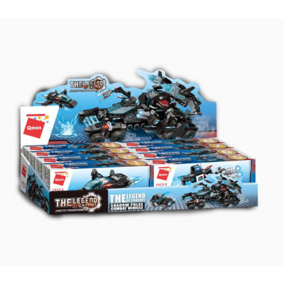 Đồ chơi -  QMAN - 1413 Bộ đồ chơi xếp hình mô hình xe chiến đấu Shadow Pulse - giao lẻ ngẫu nhiên