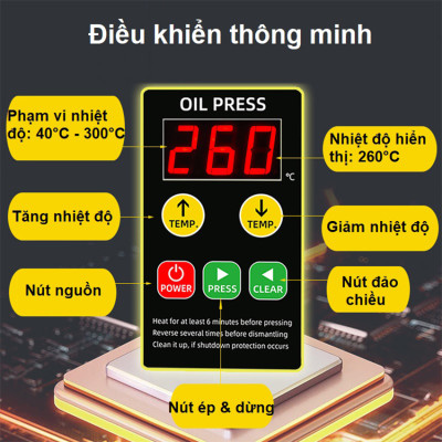 Máy ép dầu ăn thực vật thế hệ thứ 4 hoàn toàn mới thương hiệu Mỹ cao cấp Septree R8S 1100W - Hàng chính hãng