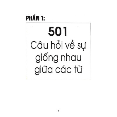 Sách - Tuyển Chọn 501 Câu Hỏi Tiếng Anh - Tập 1 - Tân Việt Books