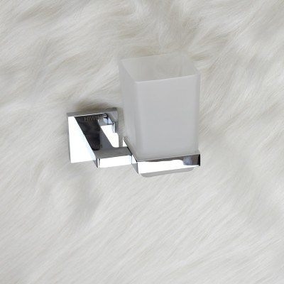 Kệ cốc đơn chất liệu đồng mặt gương cao cấp sáng bóng Hiwin Y-1202