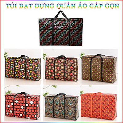 Combo 2 Túi Bạt Đựng Đồ Quần Áo Du Lịch Gấp Gọn Cỡ Size Lớn 80X23X46Cm