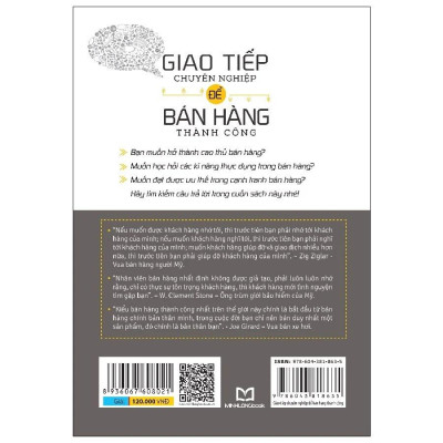 Sách: Giao Tiếp Chuyên Nghiệp Để Bán Hàng Thành Công B115