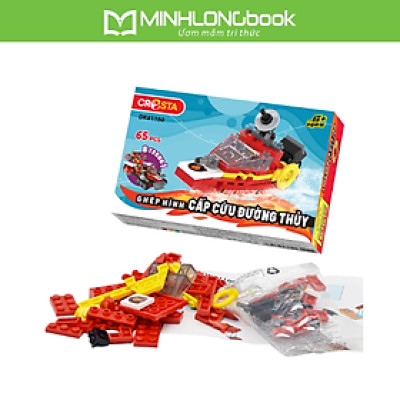 Đồ Chơi: Ghép Hình - Lực Lượng Cứu Hộ_ Cấp Cứu Đường Thủy (65 Chi Tiết) DK81180