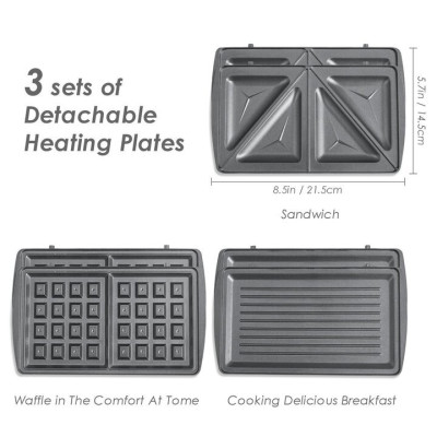 Máy Làm Bánh 3 Trong 1 nhãn hiệu DSP KC1049 công suất 750W - Hàng nhập khẩu