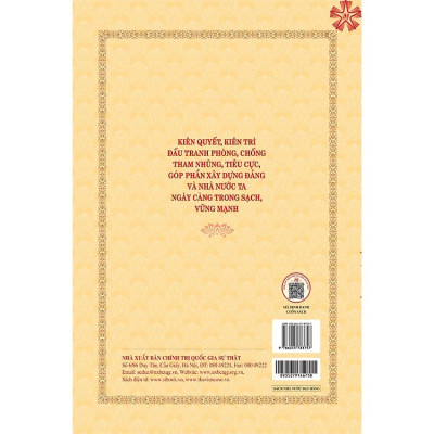 Kiên quyết, kiên trì đấu tranh phòng, chống tham nhũng, tiêu cực, góp phần xây dựng Đảng và Nhà nước ta ngày càng trong sạch, vững mạnh