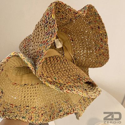 Mũ Cói Nữ, Nón Đi Biển Thoáng Khí MCNDB01 Phong Cách Hàn Quốc