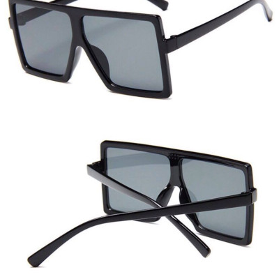 Kính xinh, Kính râm, Kính mát Nam Mắt vuông nhựa đen + tặng tuavit Kính XInh mini tiện lợi